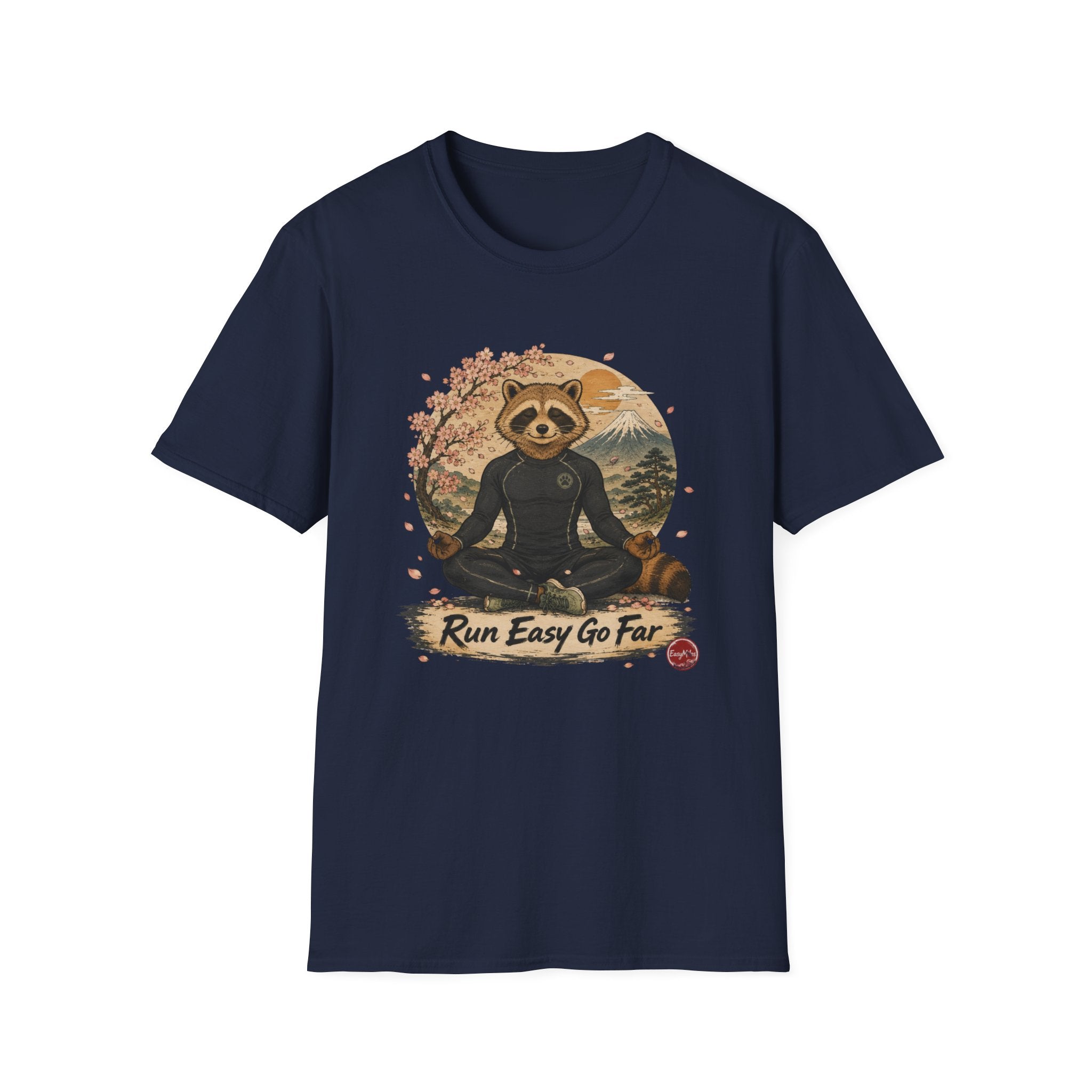 Meditating Japanese Tanuki T-Shirt