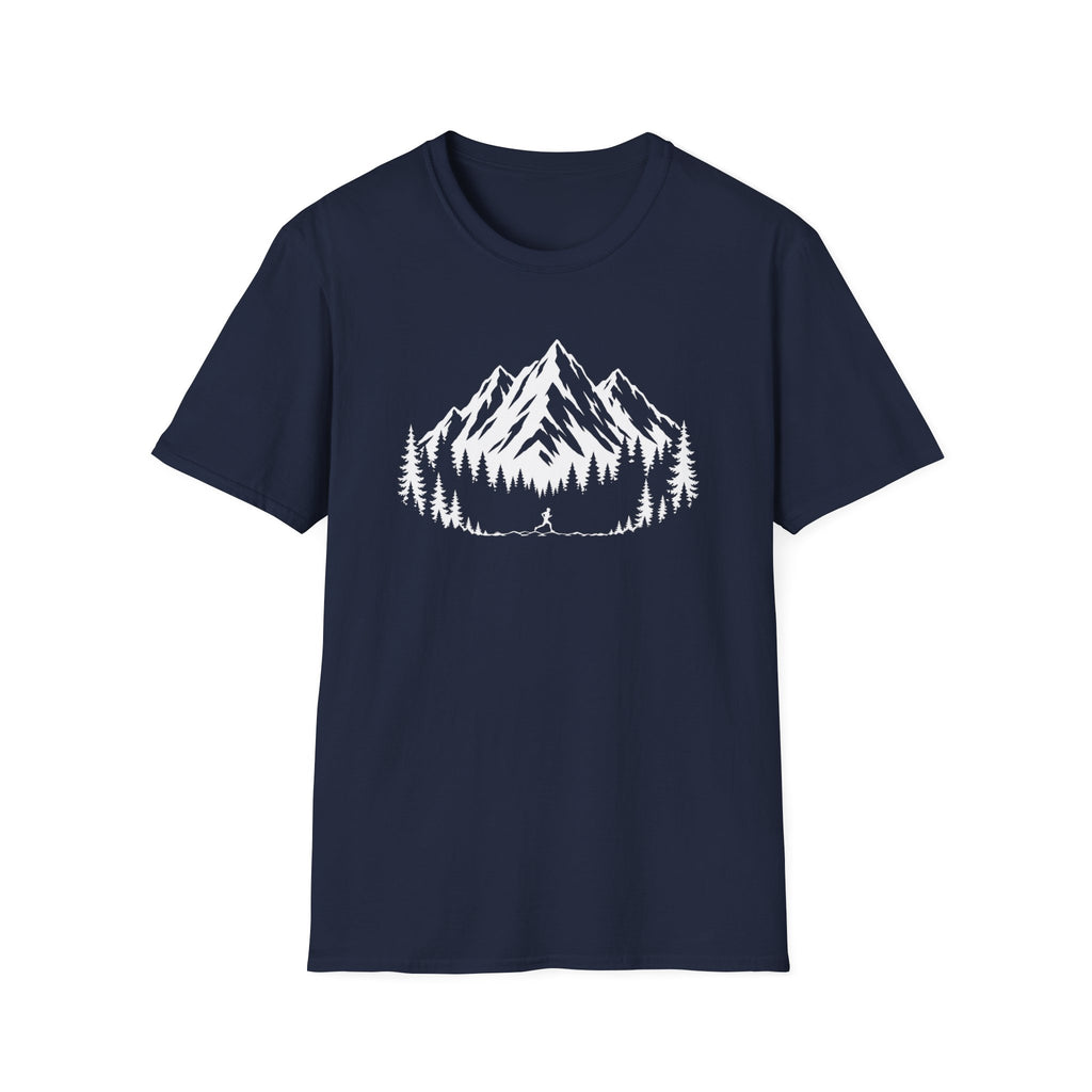 Runner and Mountain Ridge