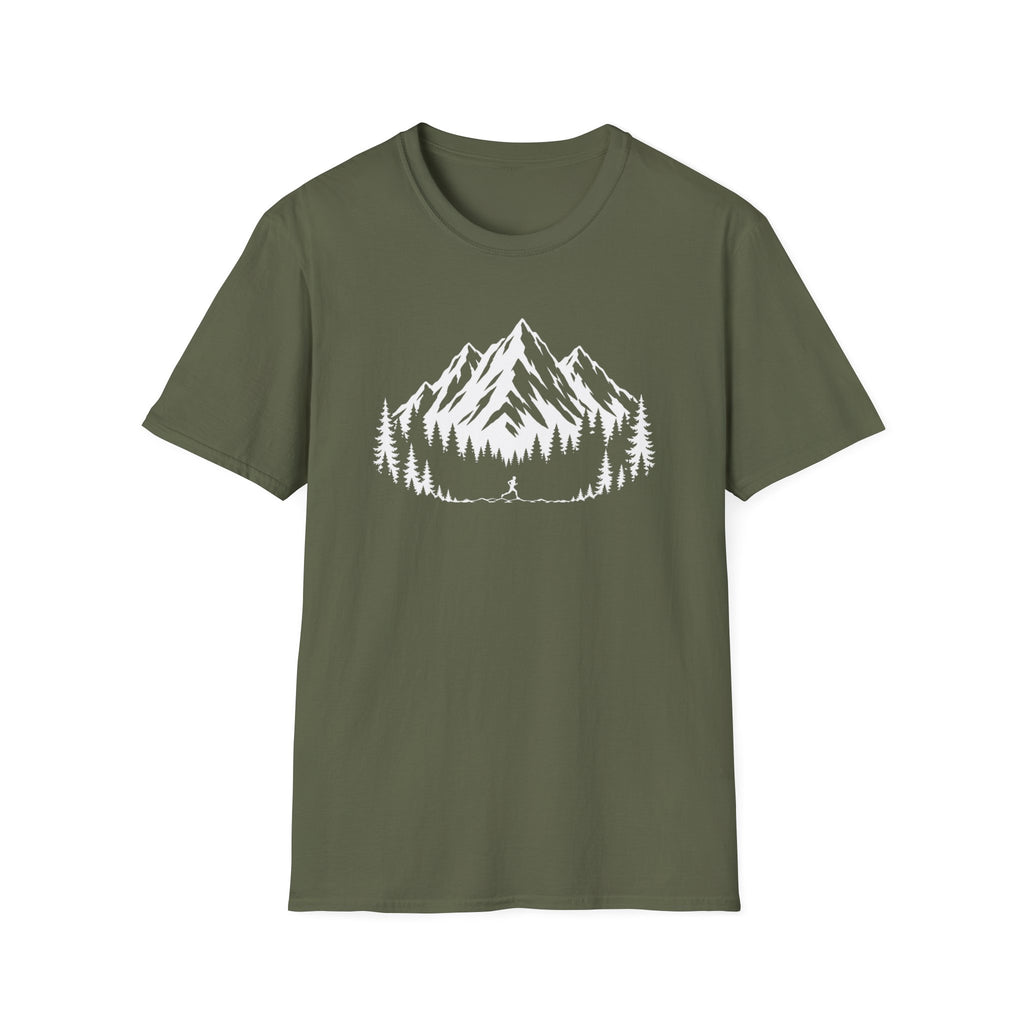 Runner and Mountain Ridge