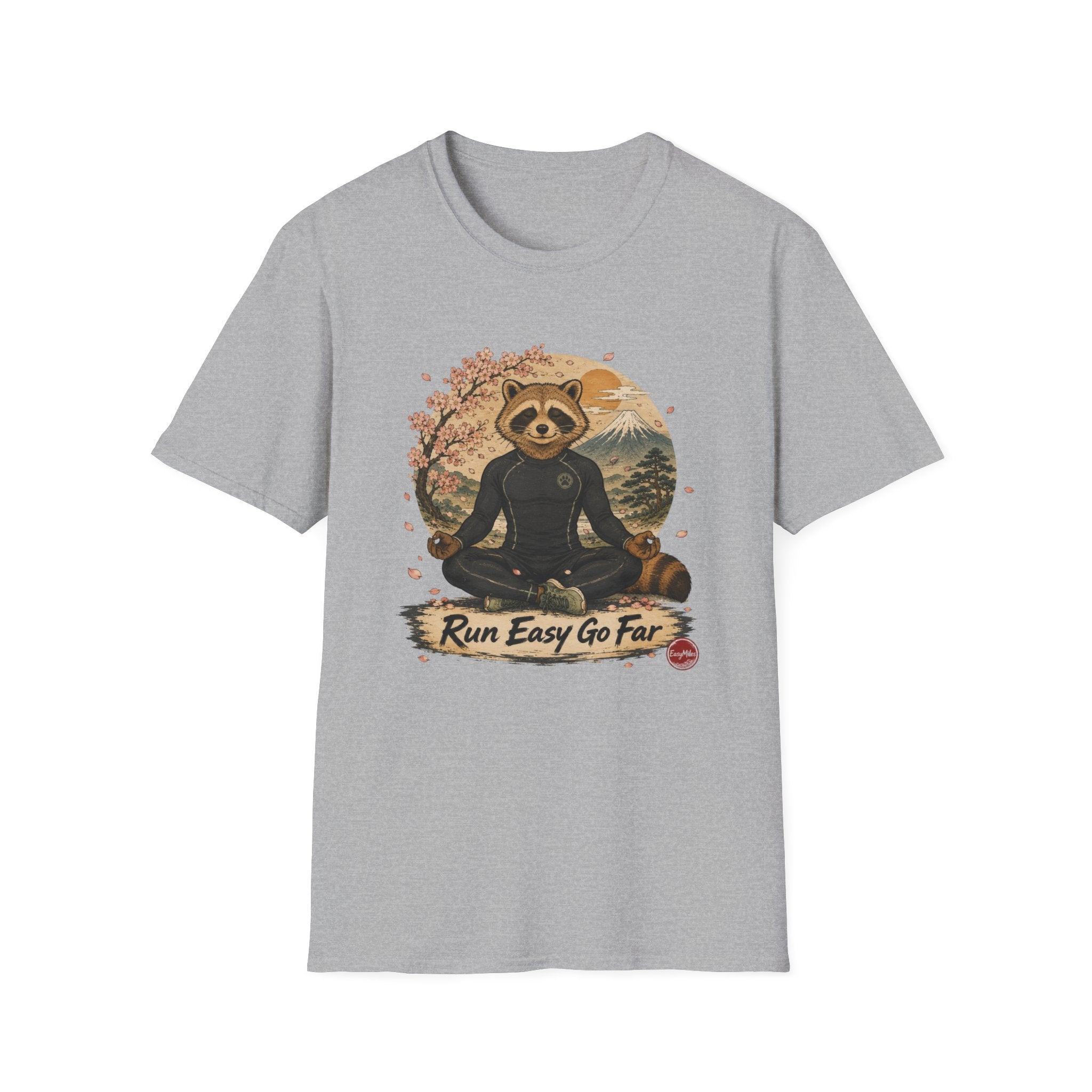 Meditating Japanese Tanuki T-Shirt