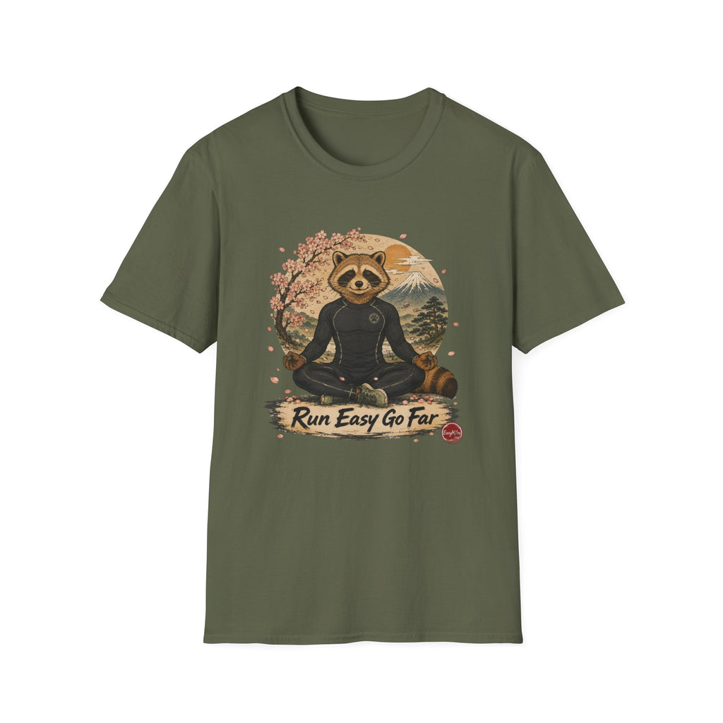 Meditating Japanese Tanuki T-Shirt