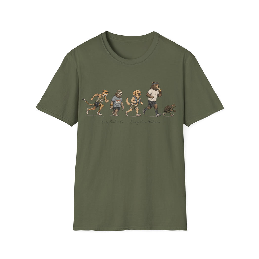 Row of Running Animals T-Shirt